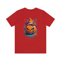 Graffiti Halloween Pumpkin Head T-Shirt, Unisex