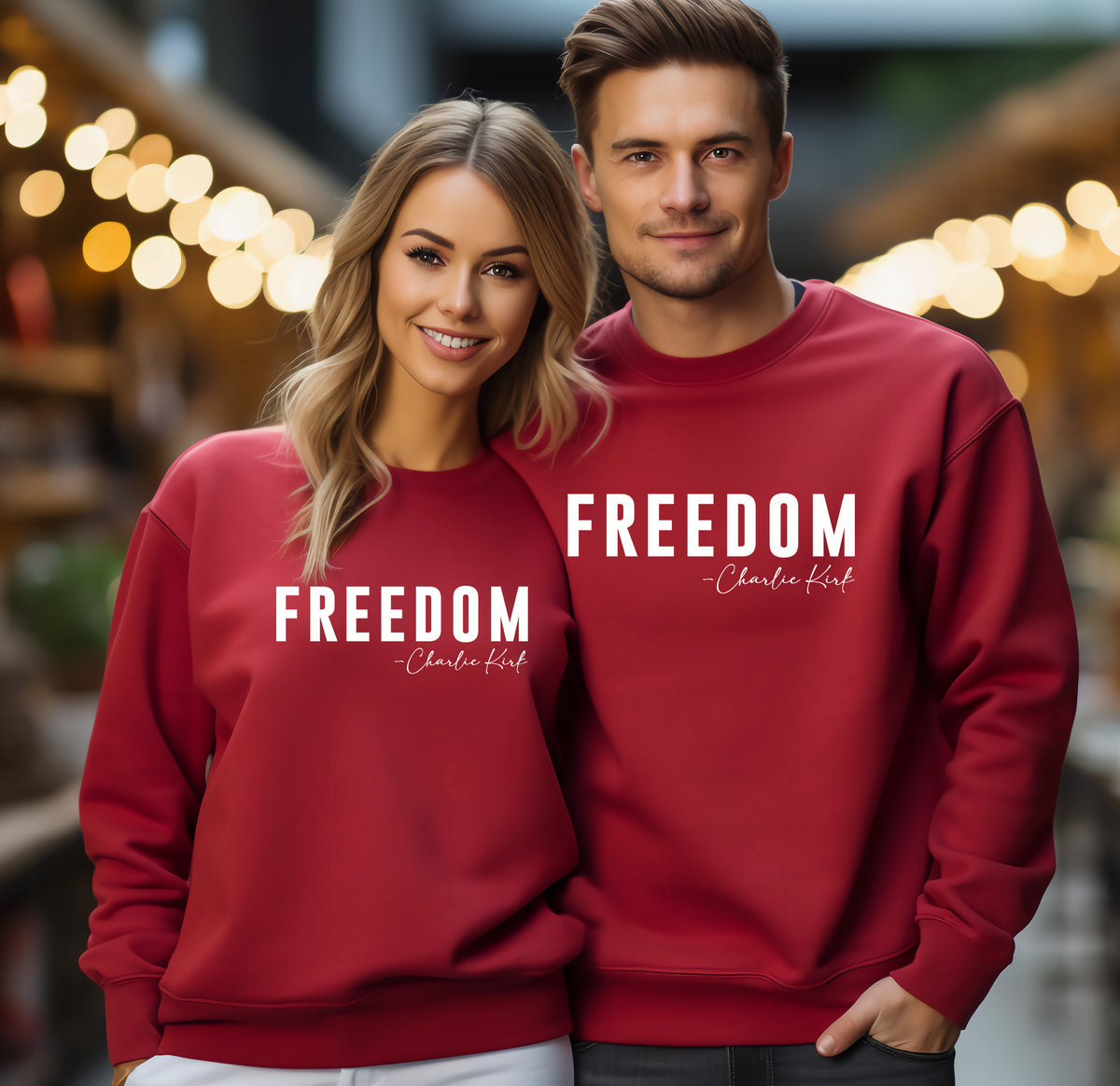 Charlie Kirk Freedom, Sweatshirt