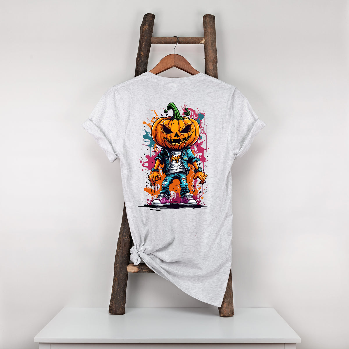 Graffiti Halloween Pumpkin T-Shirt, Unisex