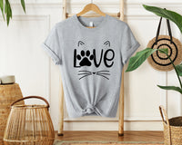 Love Cats T-Shirt, Unisex