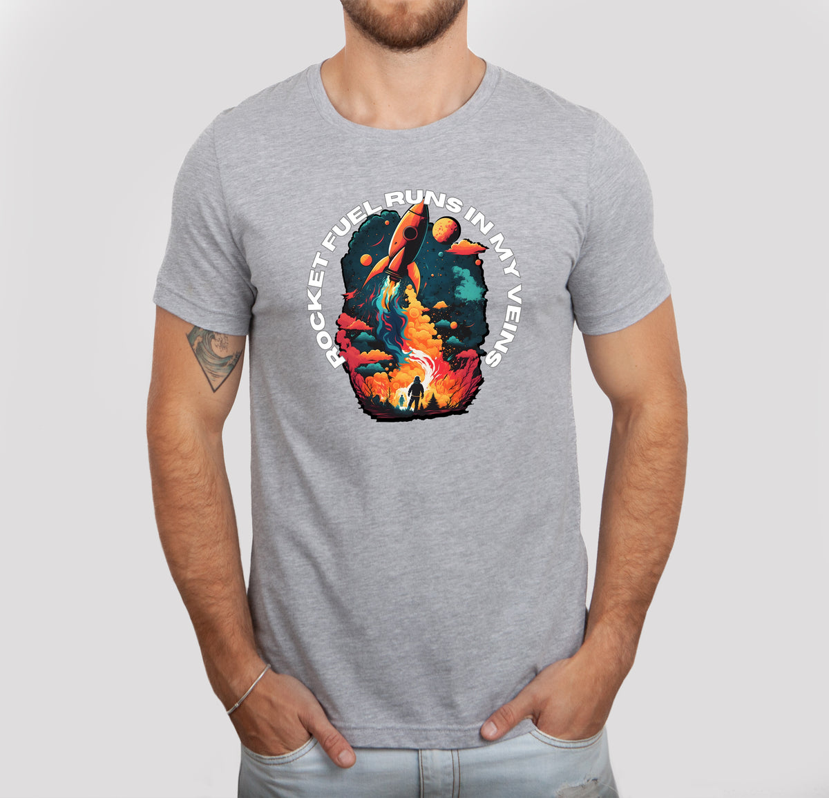 Rocket Fuel Runs In My Veins T-Shirt, Unisex