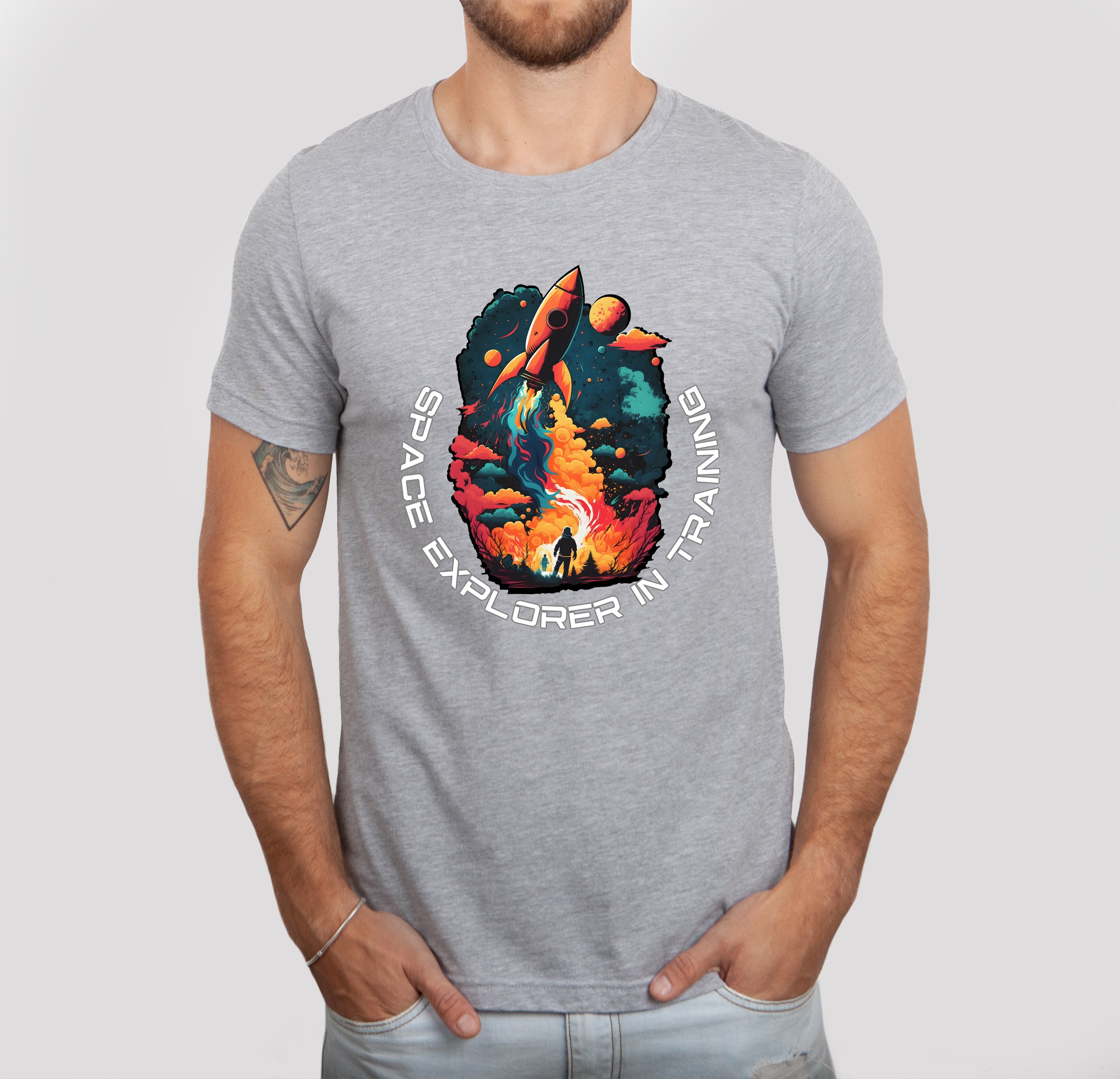 DGFSignature - Space Explorer in Trainings T-Shirt, Unisex