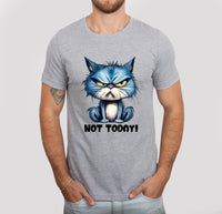 Not Today Cat, Unisex T-shirt