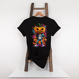 Graffiti Halloween Pumpkin T-Shirt, Unisex