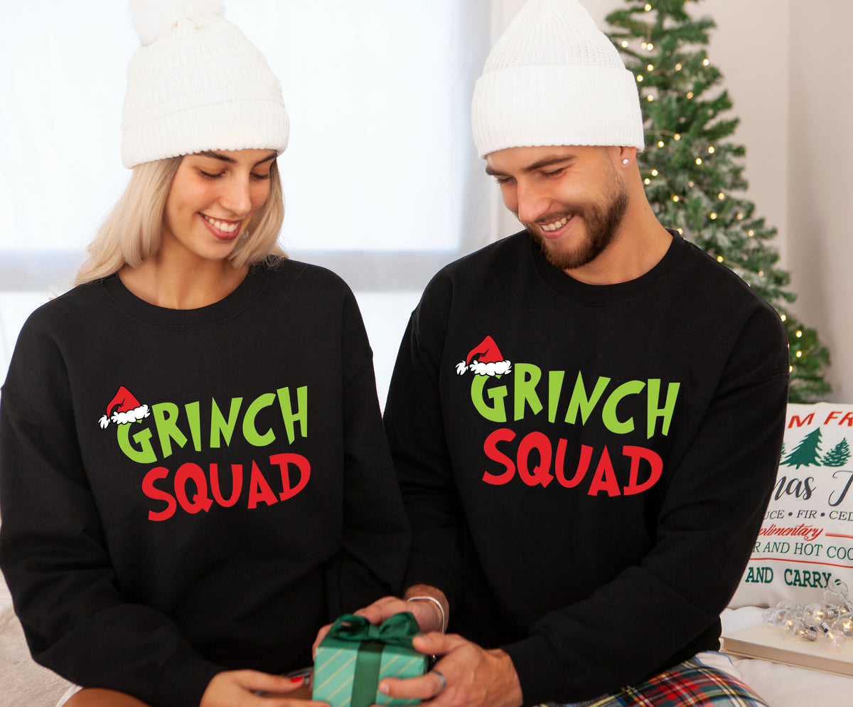 Grinch Squad Sweatshirt, Unisex