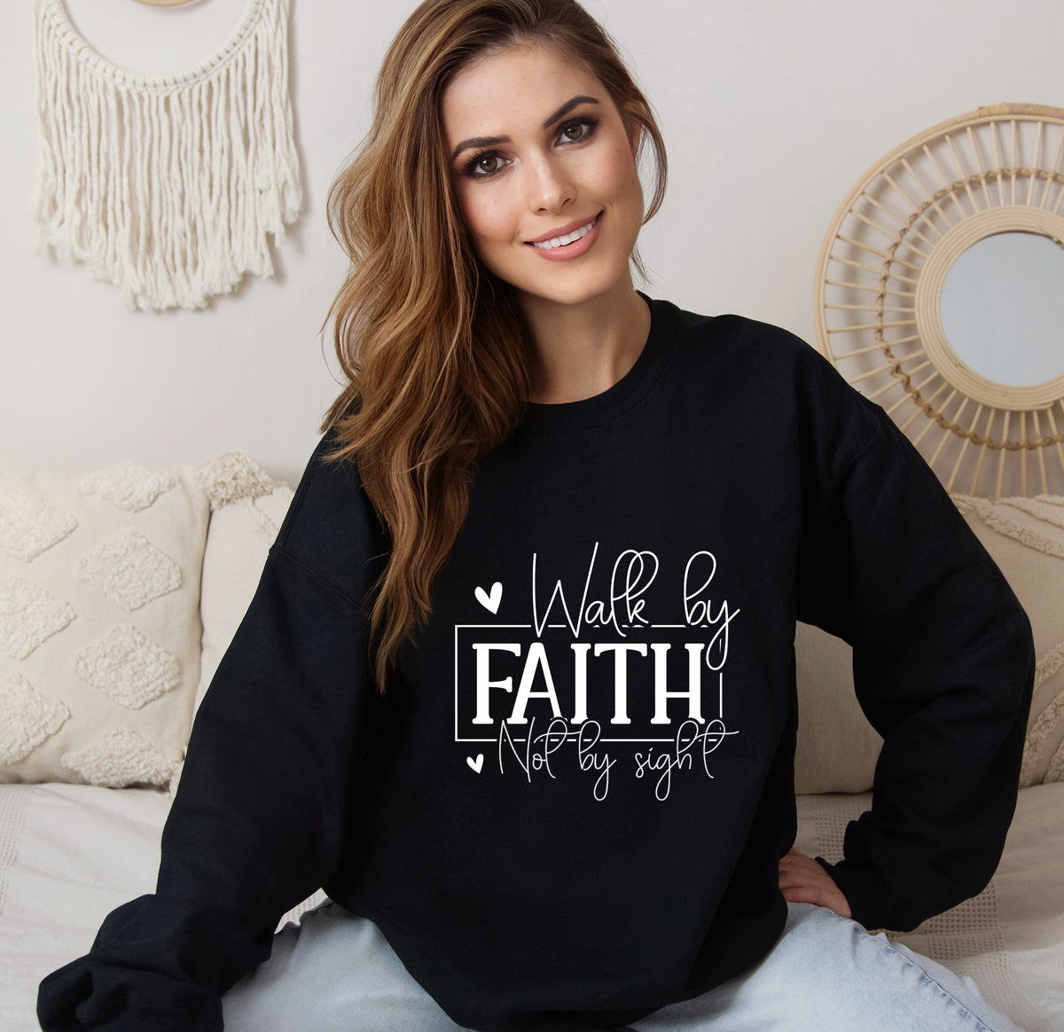 Walk by Faith Sweatshirt, Unisex