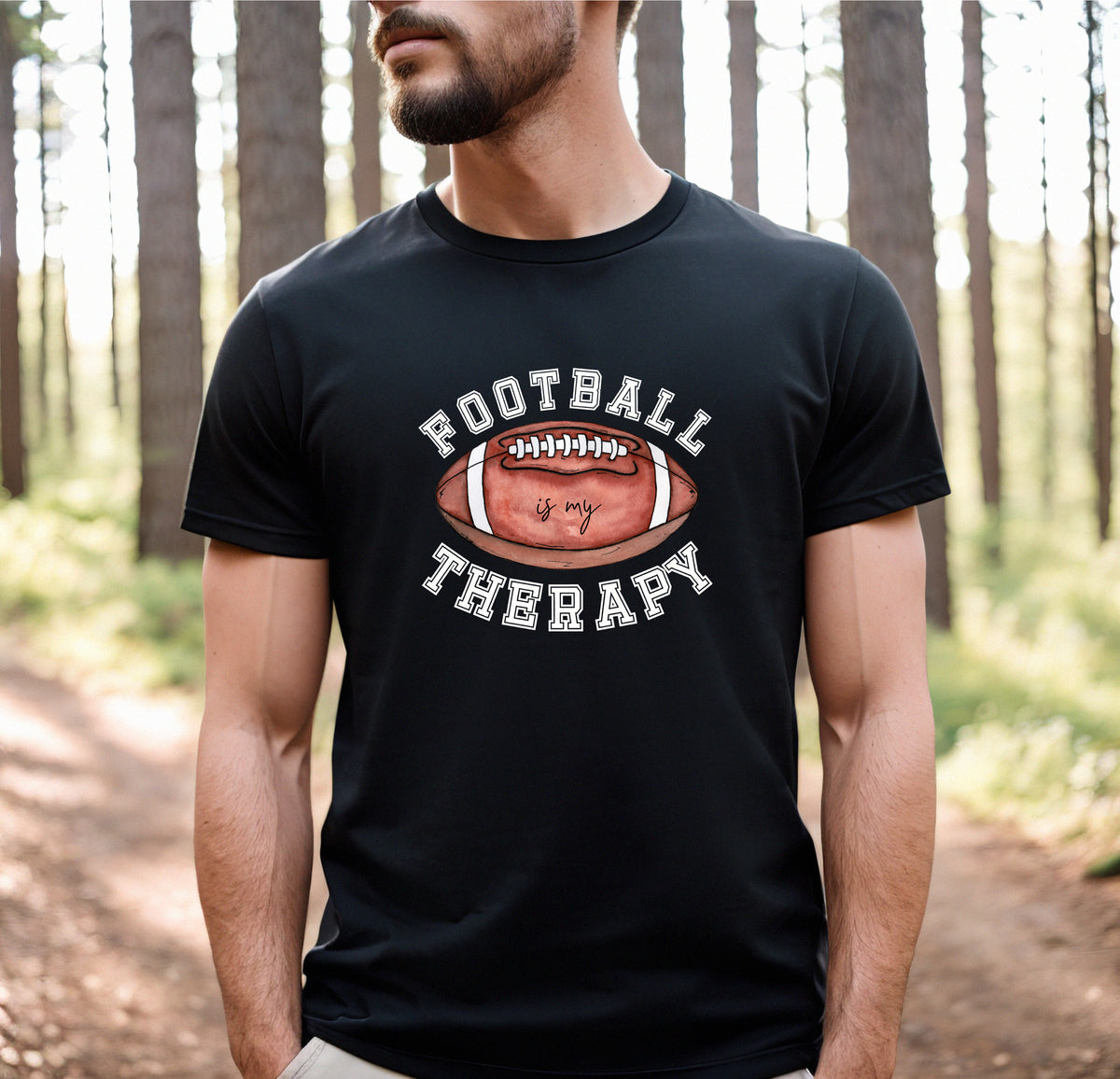 Football is my Therapy T-Shirt, Unisex