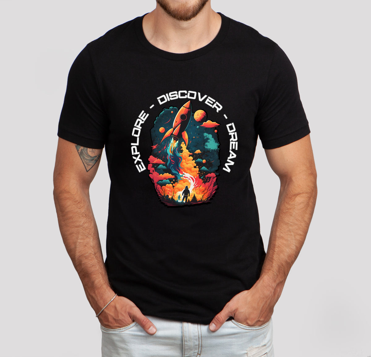 Explore Discover Dream T-Shirt, Unisex