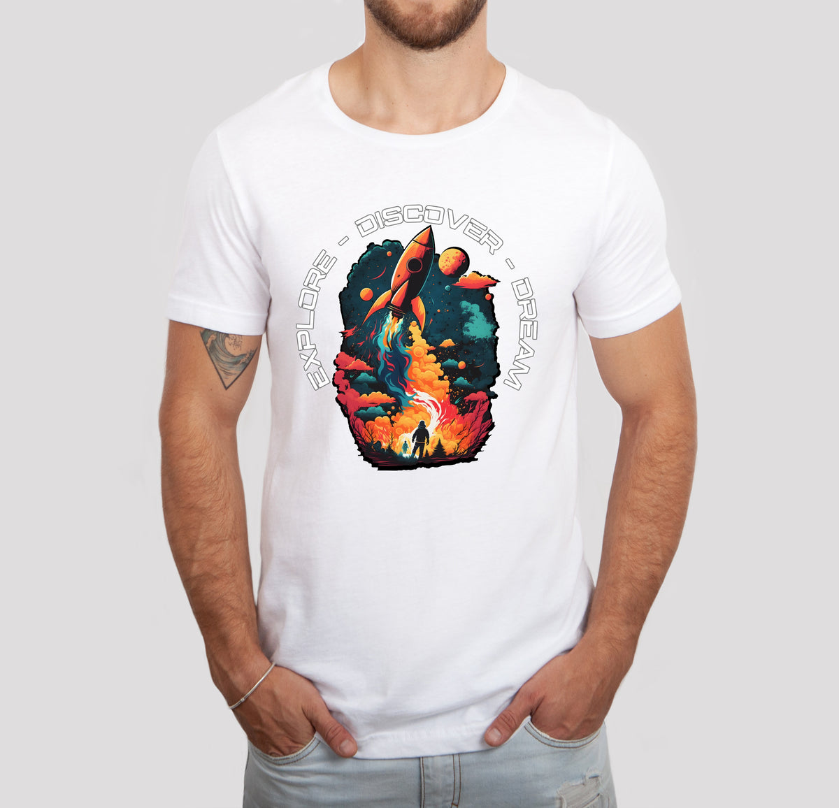 Explore Discover Dream T-Shirt, Unisex