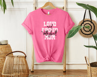 Volleyball Loud Proud Mom T-Shirt, Unisex