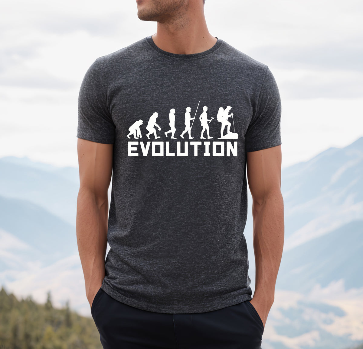 Evolution Hiking T-Shirt, Unisex