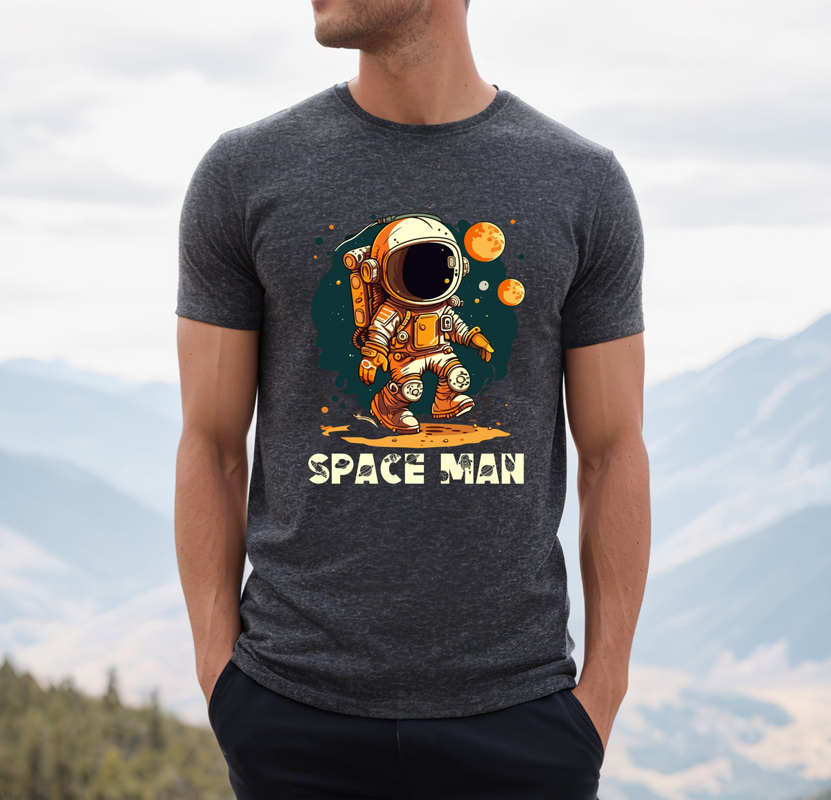 Space Man T-Shirt, Unisex