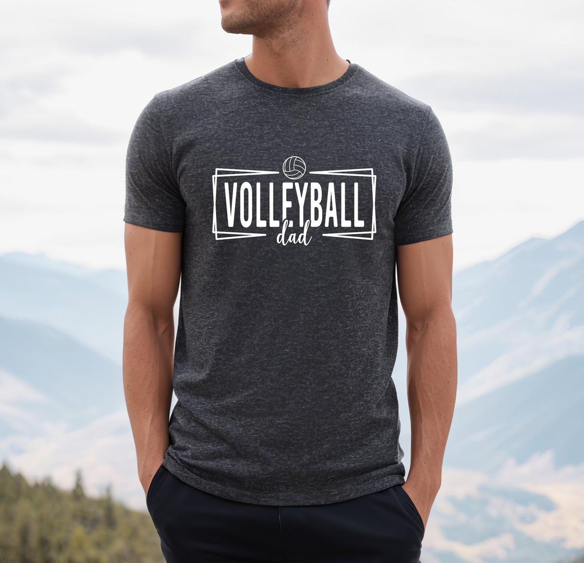 Volleyball Dad #1 T-Shirt, Unisex