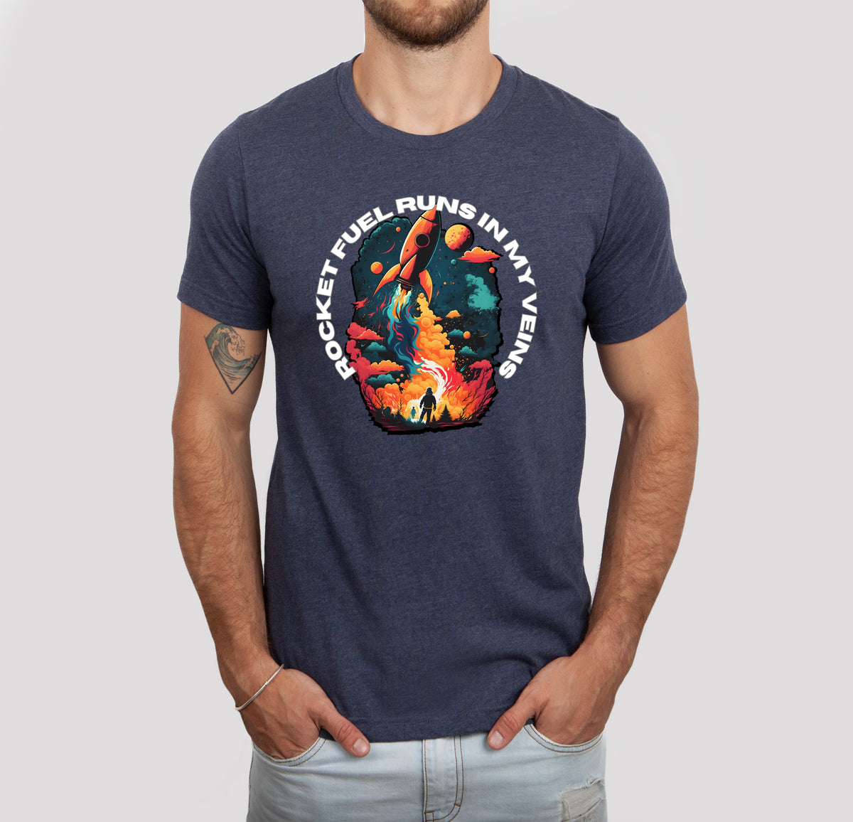 Rocket Fuel Runs In My Veins T-Shirt, Unisex