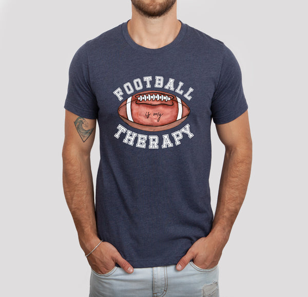 Football is my Therapy T-Shirt, Unisex