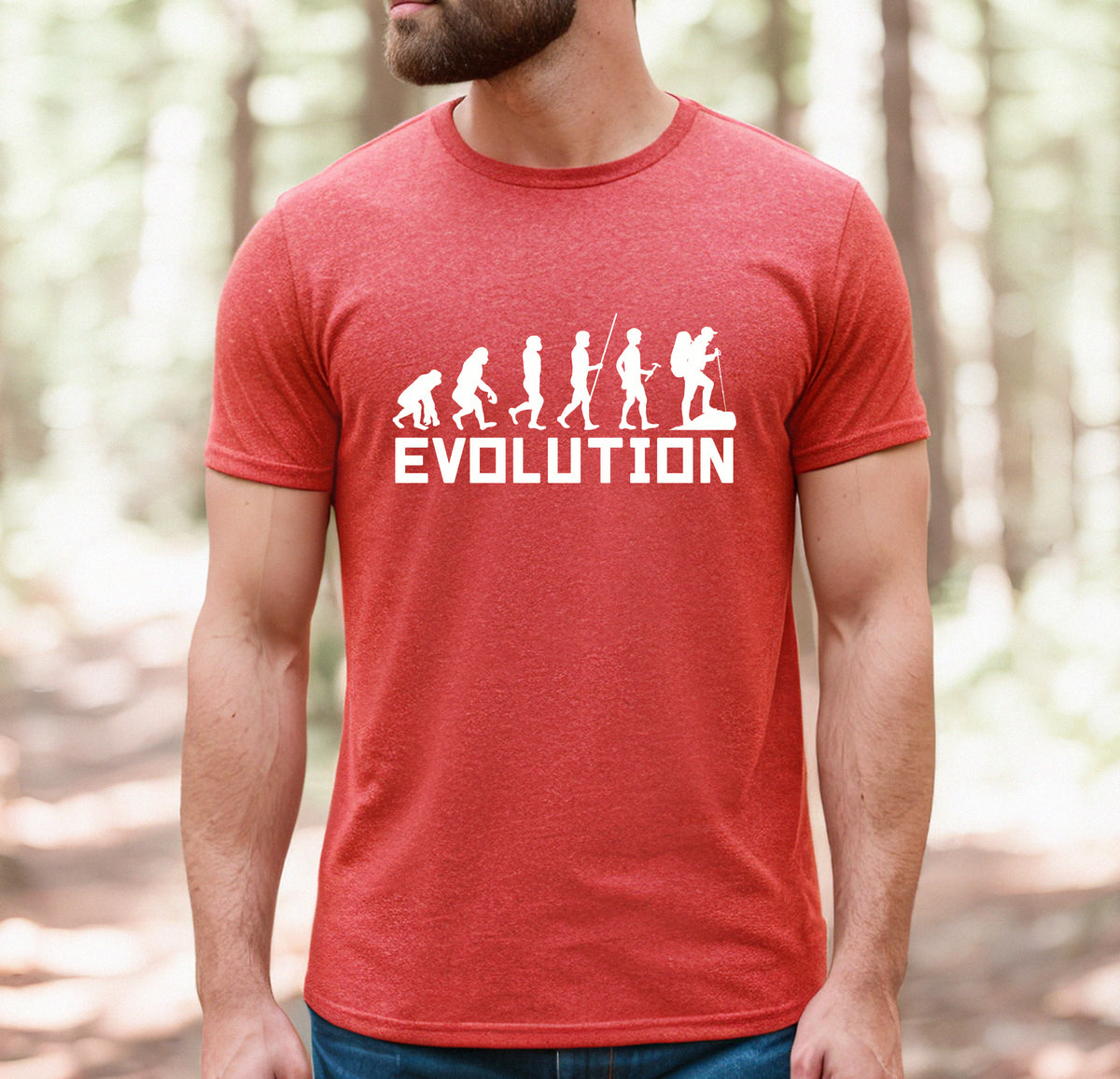 Evolution Hiking T-Shirt, Unisex