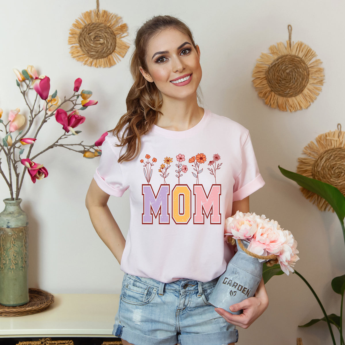 Mom Flowers T-Shirt