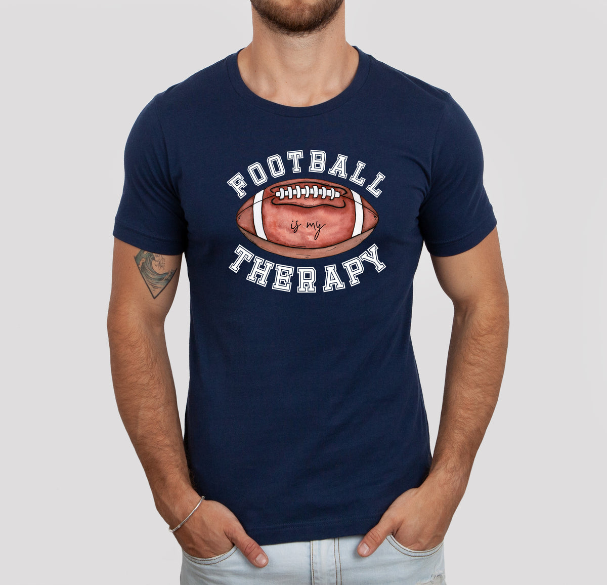 Football is my Therapy T-Shirt, Unisex