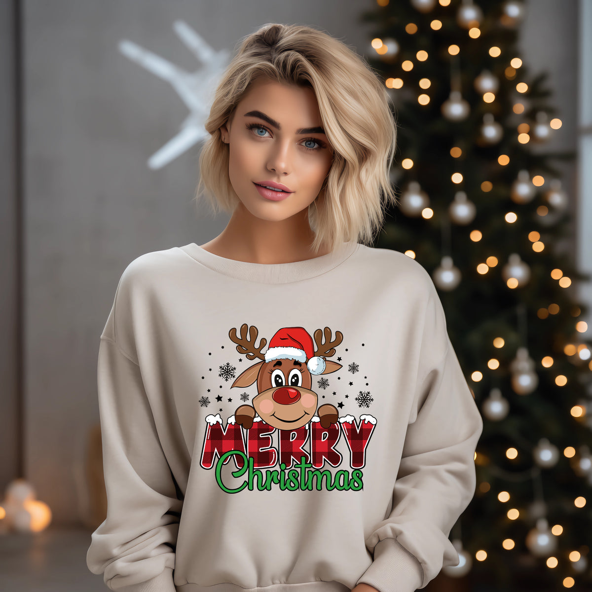 Merry Christmas Sweatshirt, Unisex