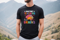 Teacher Love brains T-Shirt, Unisex