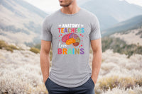 Teacher Love brains T-Shirt, Unisex