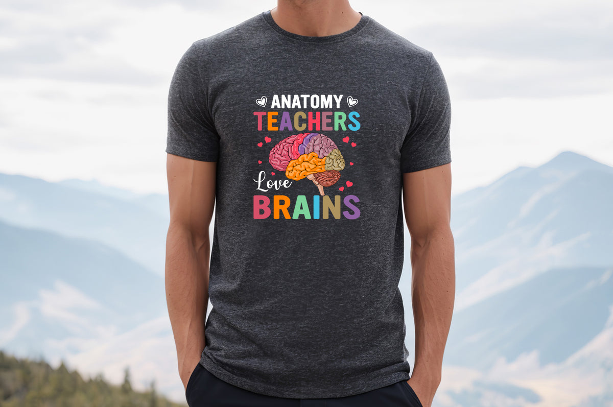 Teacher Love brains T-Shirt, Unisex