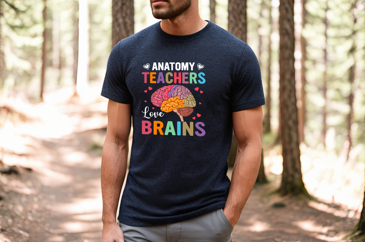 Teacher Love brains T-Shirt, Unisex