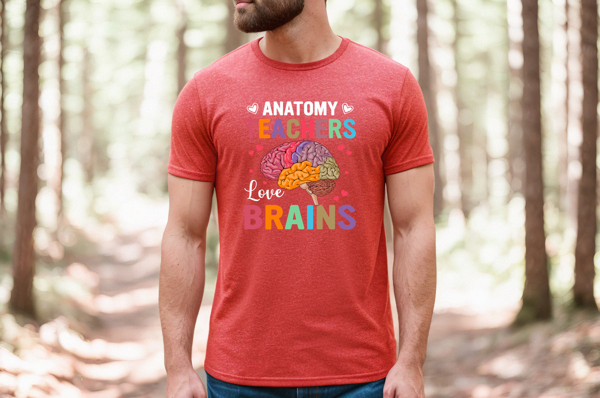 Teacher Love brains T-Shirt, Unisex