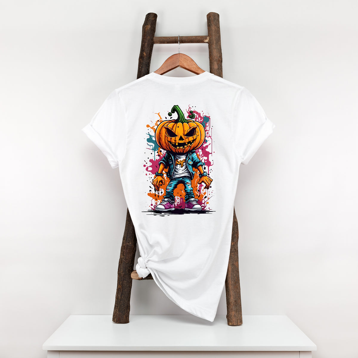 Graffiti Halloween Pumpkin T-Shirt, Unisex