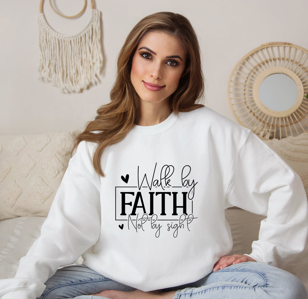 Walk by Faith Sweatshirt, Unisex