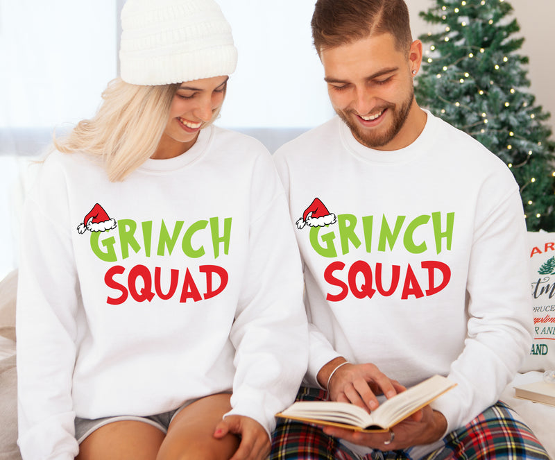 Grinch Squad Sweatshirt, Unisex