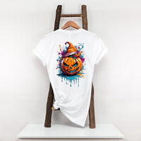 Graffiti Halloween Pumpkin Head T-Shirt, Unisex