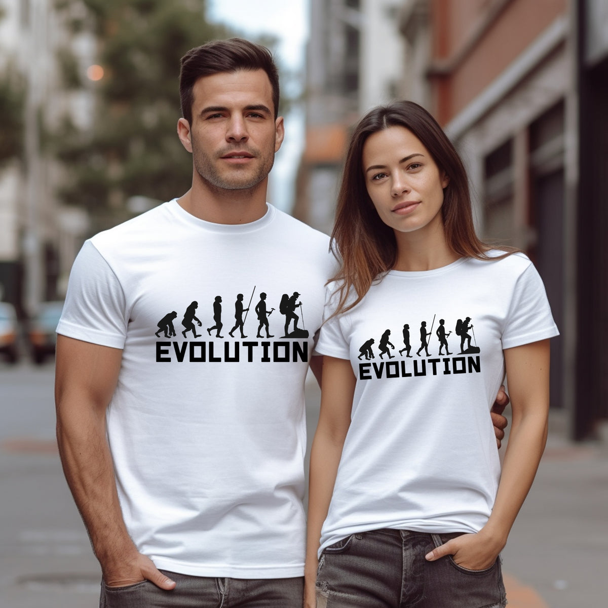 Evolution Hiking T-Shirt, Unisex