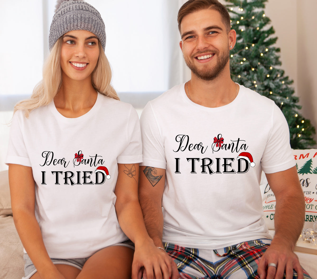 Dear Santa I Tried Shirt, Unisex