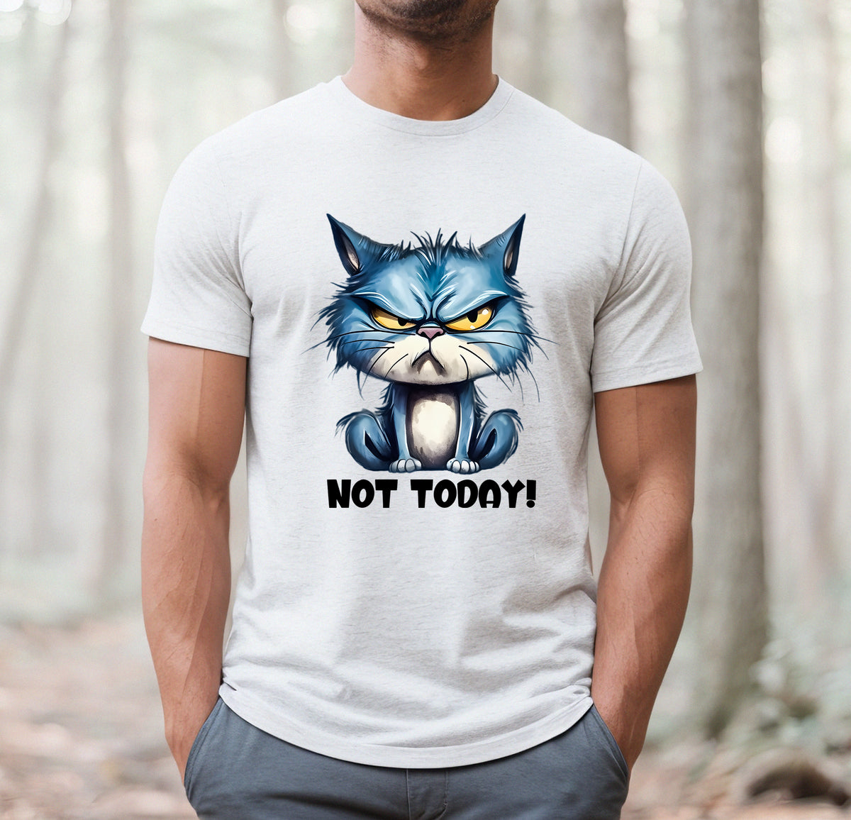 Not Today Cat, Unisex T-shirt