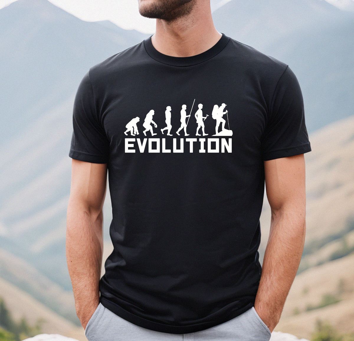 Evolution Hiking T-Shirt, Unisex