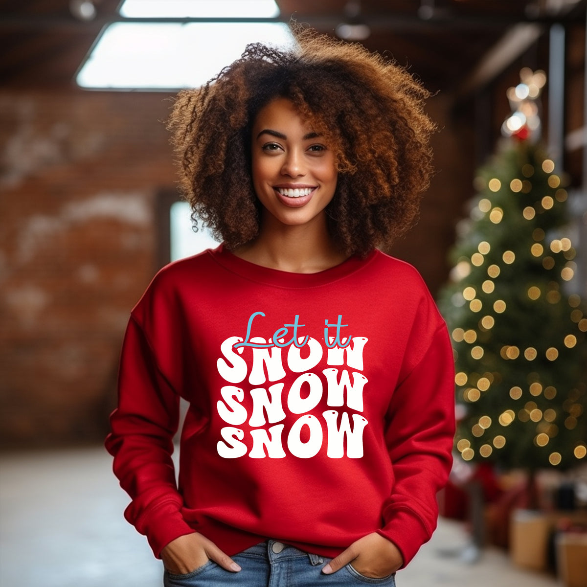 Let It Snow Sweatshirt,, Unisex